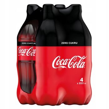 Coca-Cola Zero napój gazowany 4x850ml zdjęcie 1