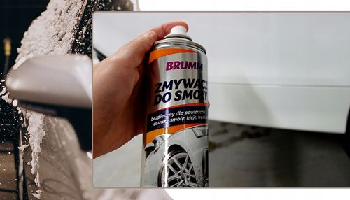 ZMYWACZ DO SMOŁY KLEJU WOSKU OLEJU BRUMM SPRAY 400 ml na Arena.pl