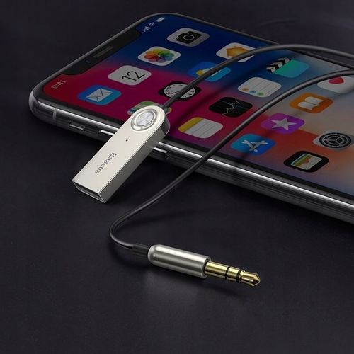 Adapter audio Bluetooth 5.0 Baseus USB, AUX czarny na Arena.pl