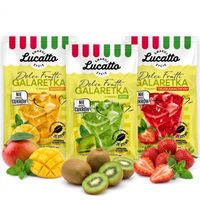 Lucatto Zestaw mix 3 smaków Galaretek bez cukru 30 g
