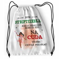 Plecak Dla Striptizerki Sportowy Szkolny Worek Z Nadrukiem Ze Zdjęciem