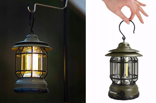 LAMPA LAMPKA LED TURYSTYCZNA AKUMULATOR KEMPINGOWA DO NAMIOTU ŁADOWANA USB na Arena.pl