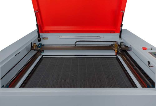 Ploter laserowy laser CO2 900x600mm tuba 80W Ruida 230V do drewna skóry CNC na Arena.pl