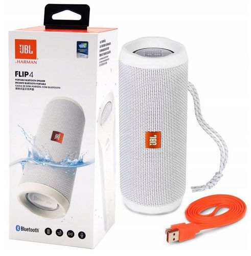 Oryginalny głośnik JBL FLIP 4 bluetooth biały na Arena.pl