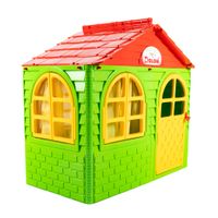 domek dla dzieci Doloni 69×129 cm - czerwono/zielony