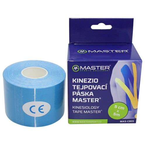 Taśma Kinezjologiczna Master 5 Cm X 5 M - Niebieska na Arena.pl