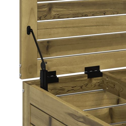 Podnóżek ogrodowy z poduszką, impregnowane drewno sosnowe na Arena.pl