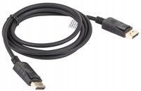 2 x Kabel 1,8m DisplayPort - DISPLAY MM v1.2 4K czarny