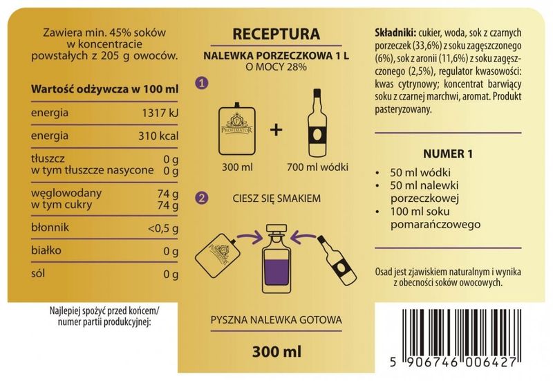 Koncentrat owocowy - Porzeczka zdjęcie 2