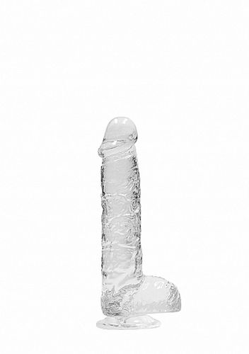 6"" / 15 Cm Realistic Dildo With Balls - Transparent na Arena.pl