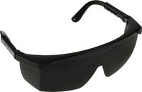 Geko Okulary ochronne czarne przeciwodpryskowe G90020