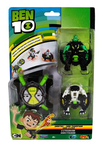 BEN 10 OMNITRIX TRANSFORM DIAMENTOGŁOWY + KULOPŁOT na Arena.pl
