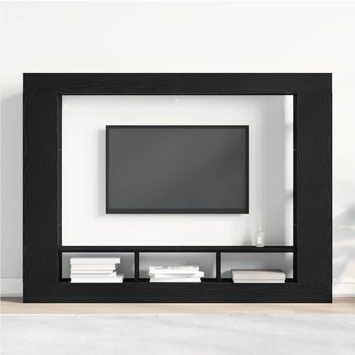 Szafka pod telewizor Czarny dąb 152 x 22 x 113 cm na Arena.pl