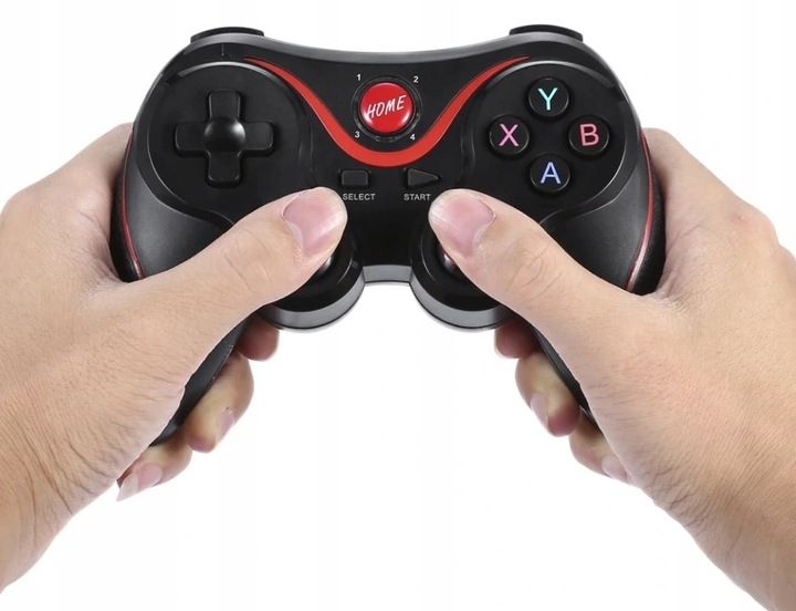 BEZPRZEWODOWY GAMEPAD PAD DO TELEFONU ANDROID iOS TV box PC Z UCHWYTEM zdjęcie 14