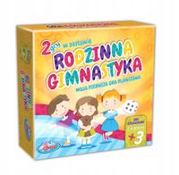 GRA RODZINNA GIMNASTYKA - KOLORKOWO 2 GRY