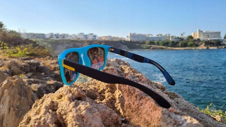 OKULARY PRZECIWSŁONECZNE MĘSKIE DAMASKIE POLARYZACYJNE LUSTRZANE POLARIZED zdjęcie 4