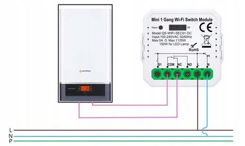 Przekaźnik WiFi Sterownik beznapięciowy TUYA Smart na Arena.pl