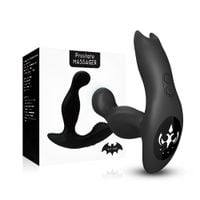 masażer prostaty bat king obrotowy czarny usb