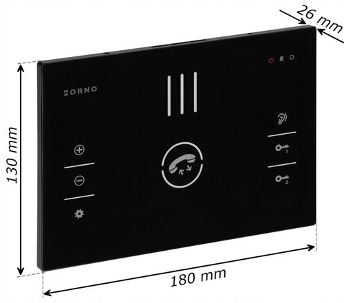 Domofon do Furtki BEZSŁUCHAWKOWY z Szyfratorem RFID na KOD BRELOK 2-Żyłowy na Arena.pl