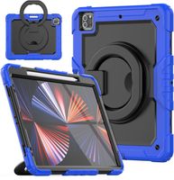 Etui do iPad Pro 5 12.9” z Podstawką i Paskiem na Ramię Niebieski