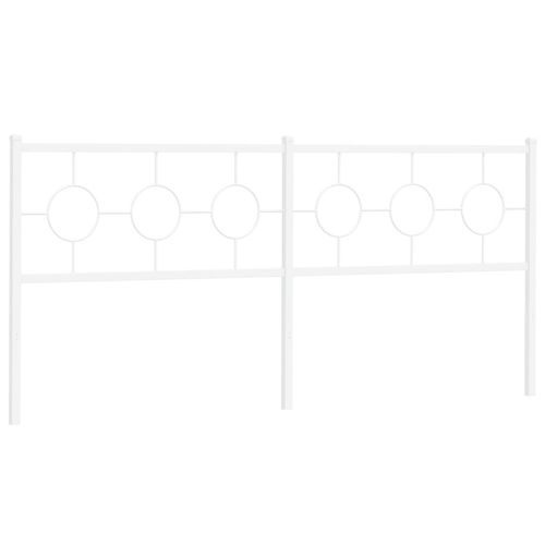 Metalowe wezgłowie, białe, 200 cm na Arena.pl