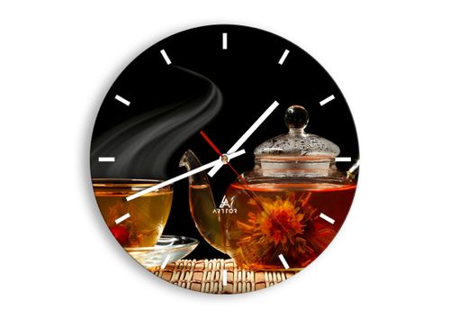 Zegar Ścienny - Herbata Napar  - 30X30 Cm - C3Ar30X30-2253 na Arena.pl