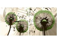 40 80CM ZEGAR 2 ELEM DMUCHAWCE ZIELENI ŚCIENNY