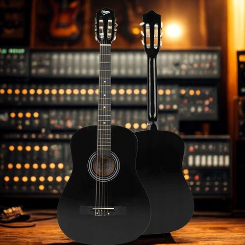 GITARA KLASYCZNA 4/4 DO NAUKI DLA POCZĄTKUJĄCYCH STROIK + KOSTKI + AKORDY na Arena.pl