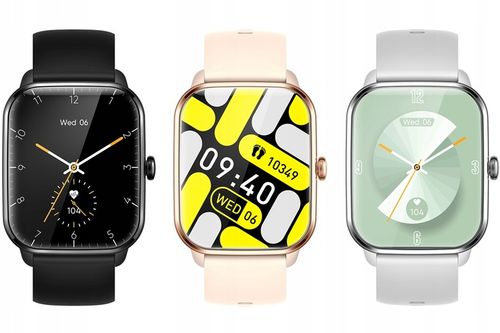 SMARTWATCH ZEGAREK DAMSKI ROZMOWY MENU PL PULS SPORT 2 PASKI SMART WATCH na Arena.pl