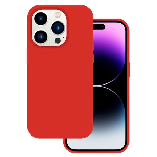 Tel Protect Silicone Premium do Iphone 15 Pro czerwony zdjęcie 1