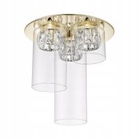 PLAFON ZUMA LINE GEM 3X5W LED ZŁOTY C0389-03F-F7AC