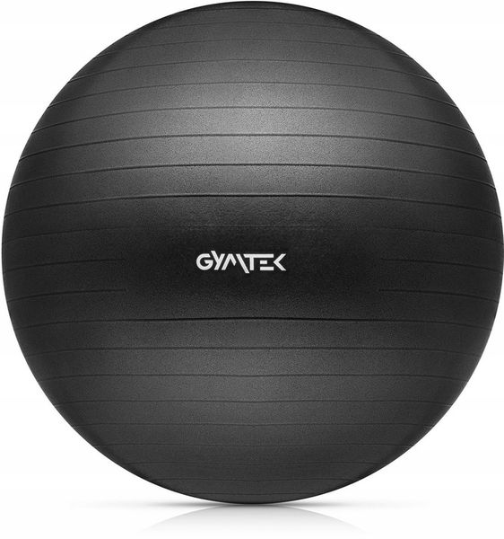 PIŁKA GIMNASTYCZNA REHABILITACYJNA DO ĆWICZEŃ Z POMPKĄ 65CM GYMTEK zdjęcie 9