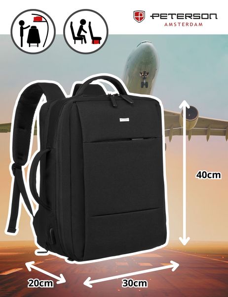 plecak ptn 77705-8209 black zdjęcie 4