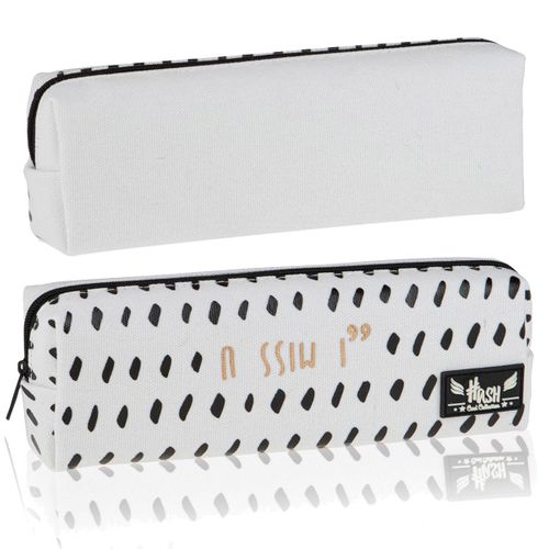 HASH Piórnik Szkolny Saszetka Basic Pattern Kropki na Arena.pl