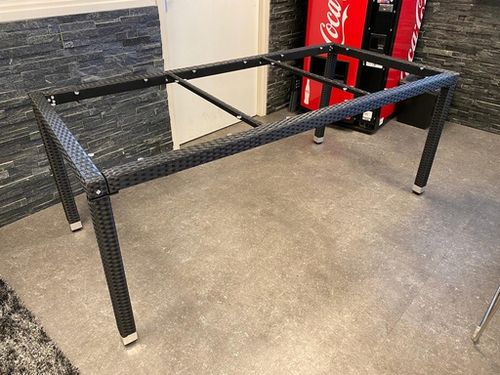 Duży STÓŁ na 8 osób TECHNORATTAN SZKŁO 190cm na Arena.pl