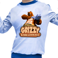 Piżama dziecięca Grizzy i Lemingi