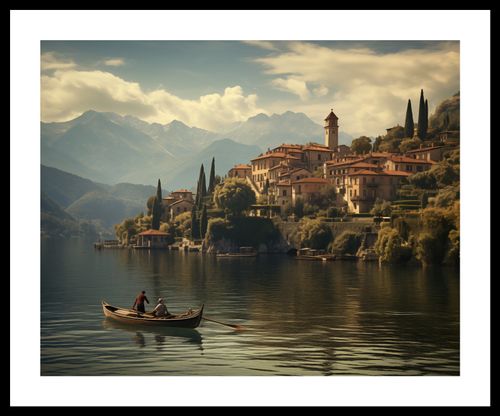 Plakat 50x40cm Spokojna Nostalgia na Arena.pl