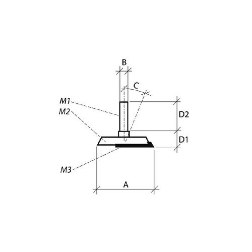 Stopka regulowana do krzeseł STOPKA20 na Arena.pl
