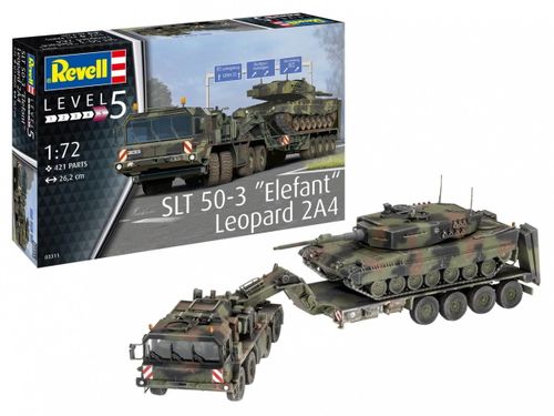 Model plastikowy SLT 50-3 Elefant + Leopard 2A4 na Arena.pl