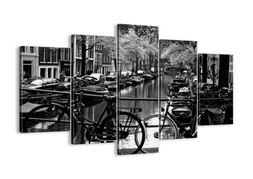 Obraz Na Płótnie - Amsterdam Rower - 150X100 Cm - Ea150X100-3516 na Arena.pl