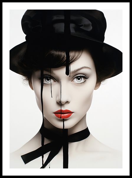 Plakat 50x70cm Atramentowa Aura zdjęcie 3