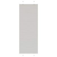 Roleta plisowana jasnoszara 70x200 cm Szerokość tkaniny 69,4 cm