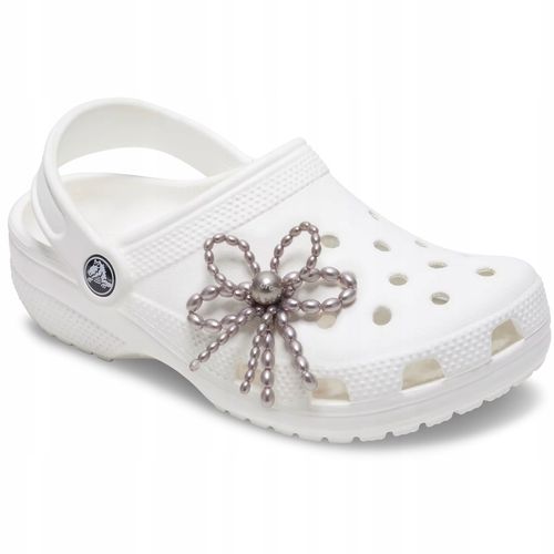 Crocs Przypinka Ozdoba Pin Charms Jibbitz Do Butów Black Pearl Beaded Bow na Arena.pl