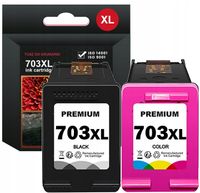 Tusze do HP 703 XL + 703 XL D730 F735 K109a K209a K510a