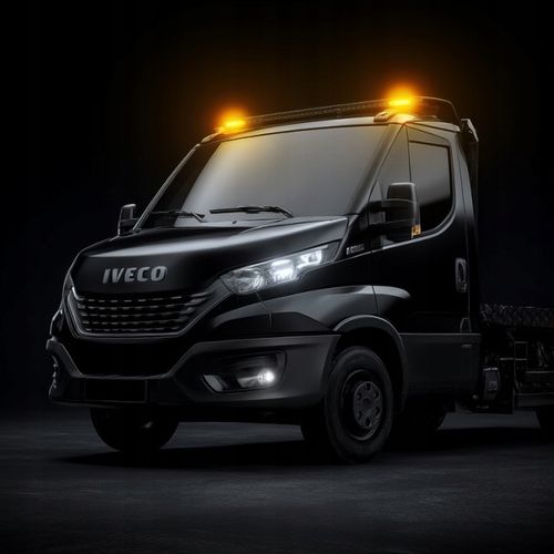 Lampa Stroboskop LED w Atrapę Auto Laweta 12V 24V Pilot 19-Trybów Mocna na Arena.pl