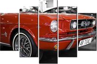 100CM 150CM OBRAZ 5 ELEM KLASYCZNY MUSTANG ŚCIENNY