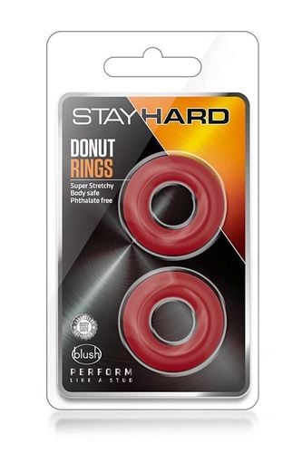 stay hard donut rings red na Arena.pl