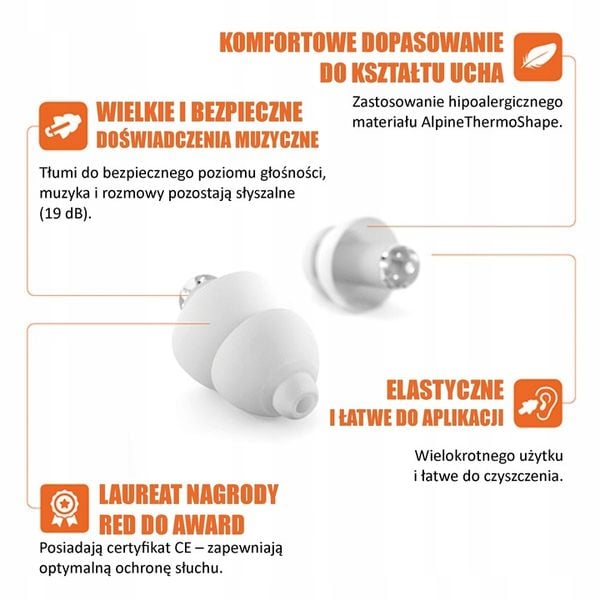 Zatyczki Alpine Party Plug Pro Natural zdjęcie 7