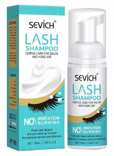 Szampon w Piance do Mycia Sztucznych Rzęs 50ml+ Gratis Pędzelek Szczoteczka na Arena.pl