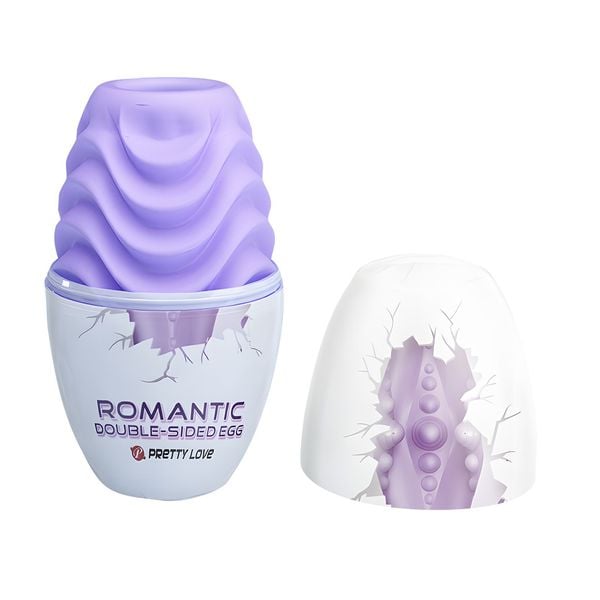 Masturbator Romantic Double Sided Egg Pretty Love zdjęcie 3